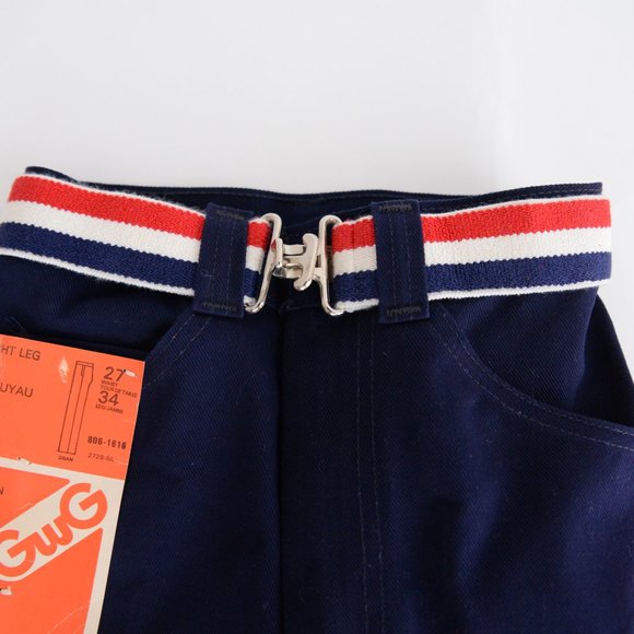 Vintage Great Western Garment Company 60's Dark Wash Straight Leg Jeans 27x34 - Picture 10 of 15